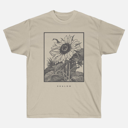 Shalom Sunflower Tee
